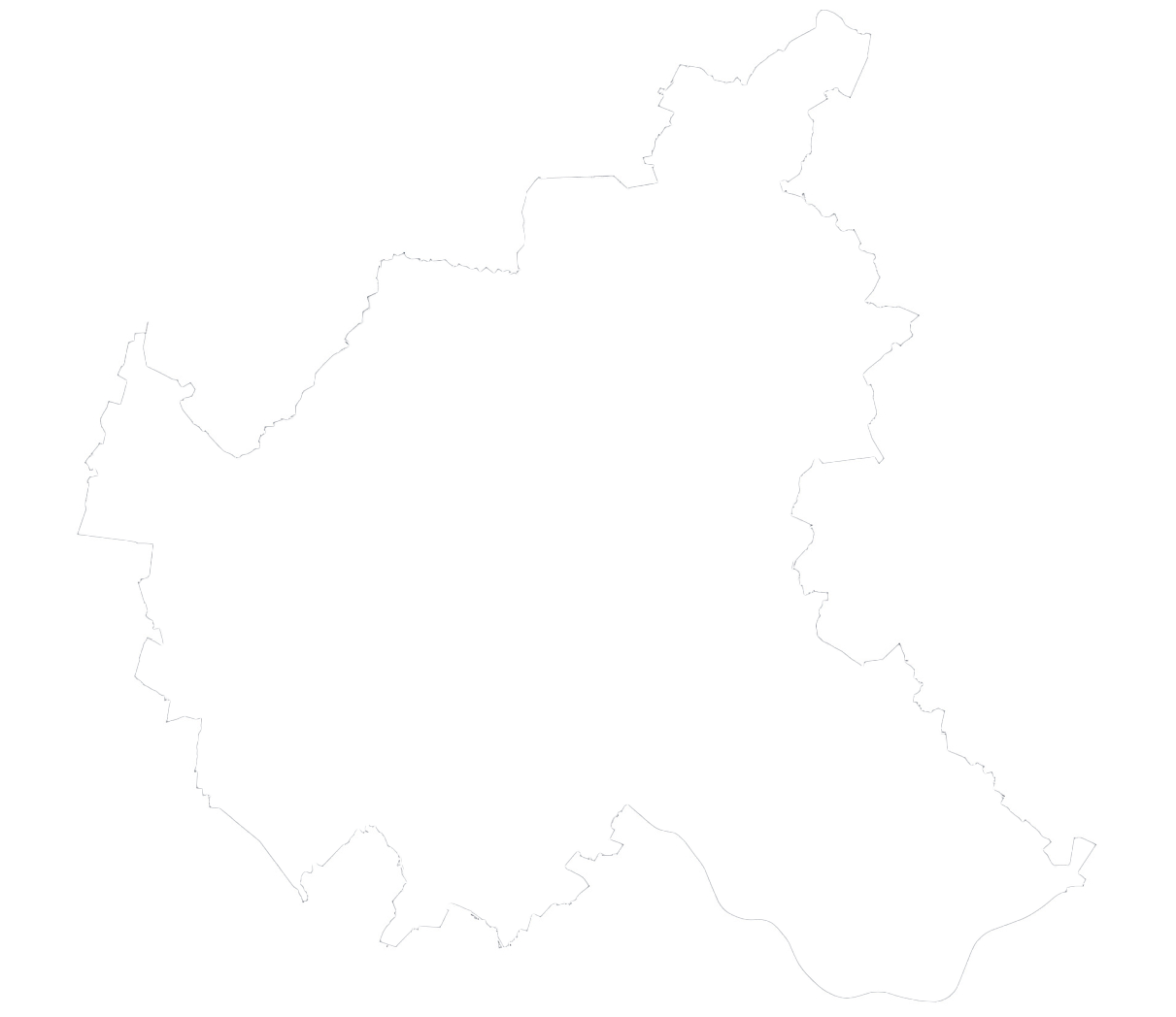 Umriss von Hamburg